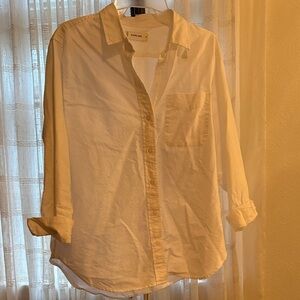 Everlane White Button-Up Shirt